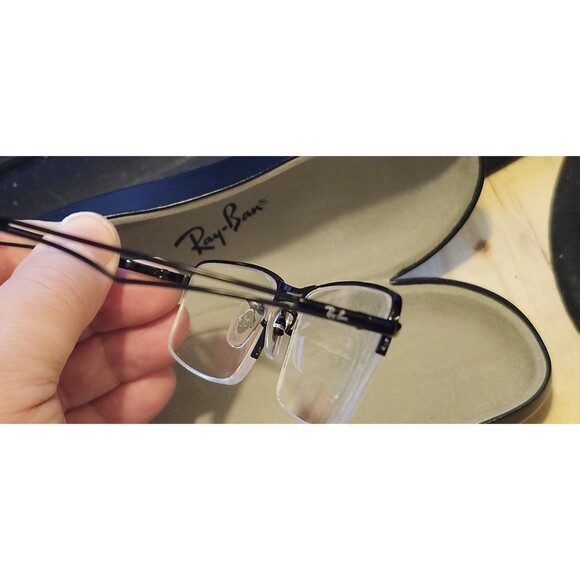 Ray-Ban RB 6216 Eyeglass Frames – Black 54□17 140 with Case – No Lenses - Picture 9 of 12